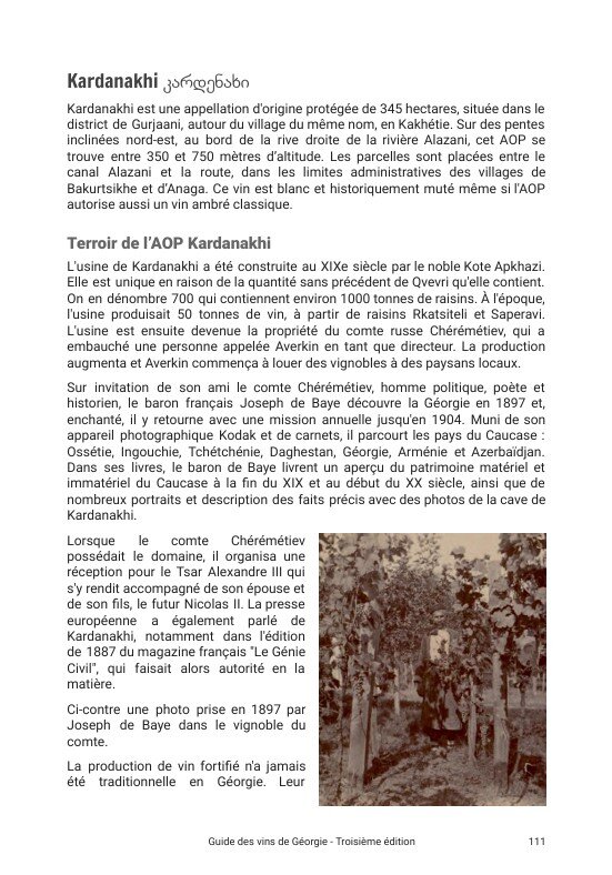 guide des vins de géorgie