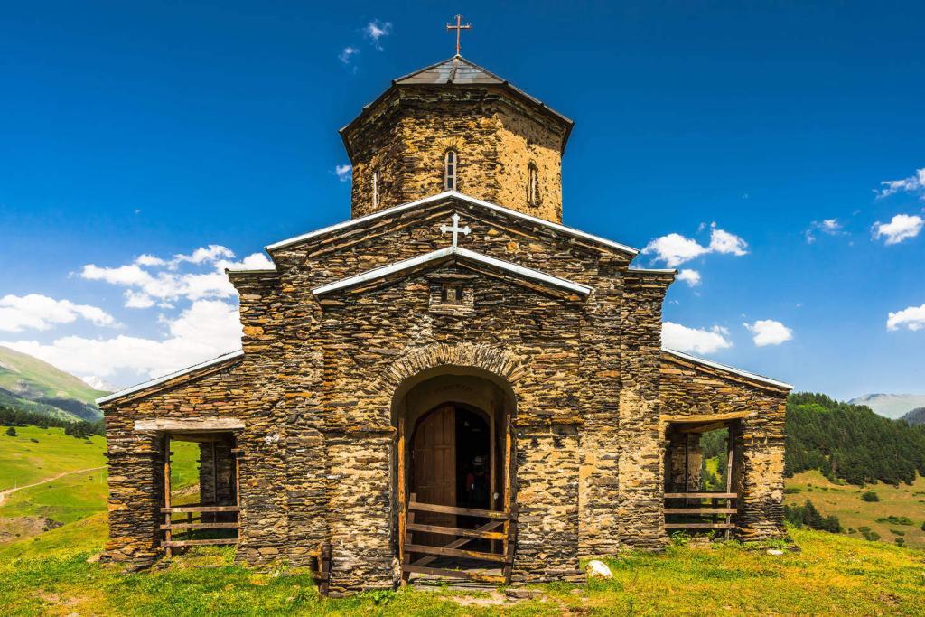 L'église orthodoxe de Shenako