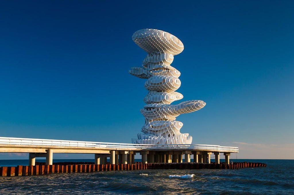 Sculpture du port Anaklia
